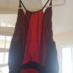 NY&co Eva Mendes size Large flowy maxi block dress